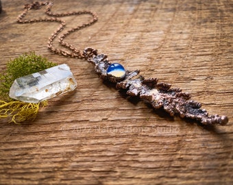 Mystic Fern Necklace Moonstone