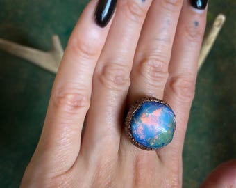 Sparkling Moonstone Ring
