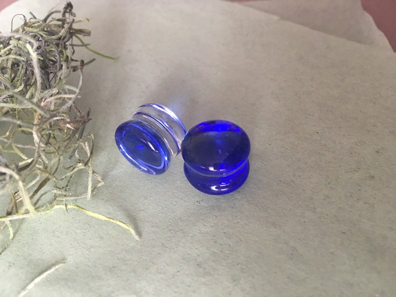 Glass Plugs/Gauges for Ears, Custom Made image 3