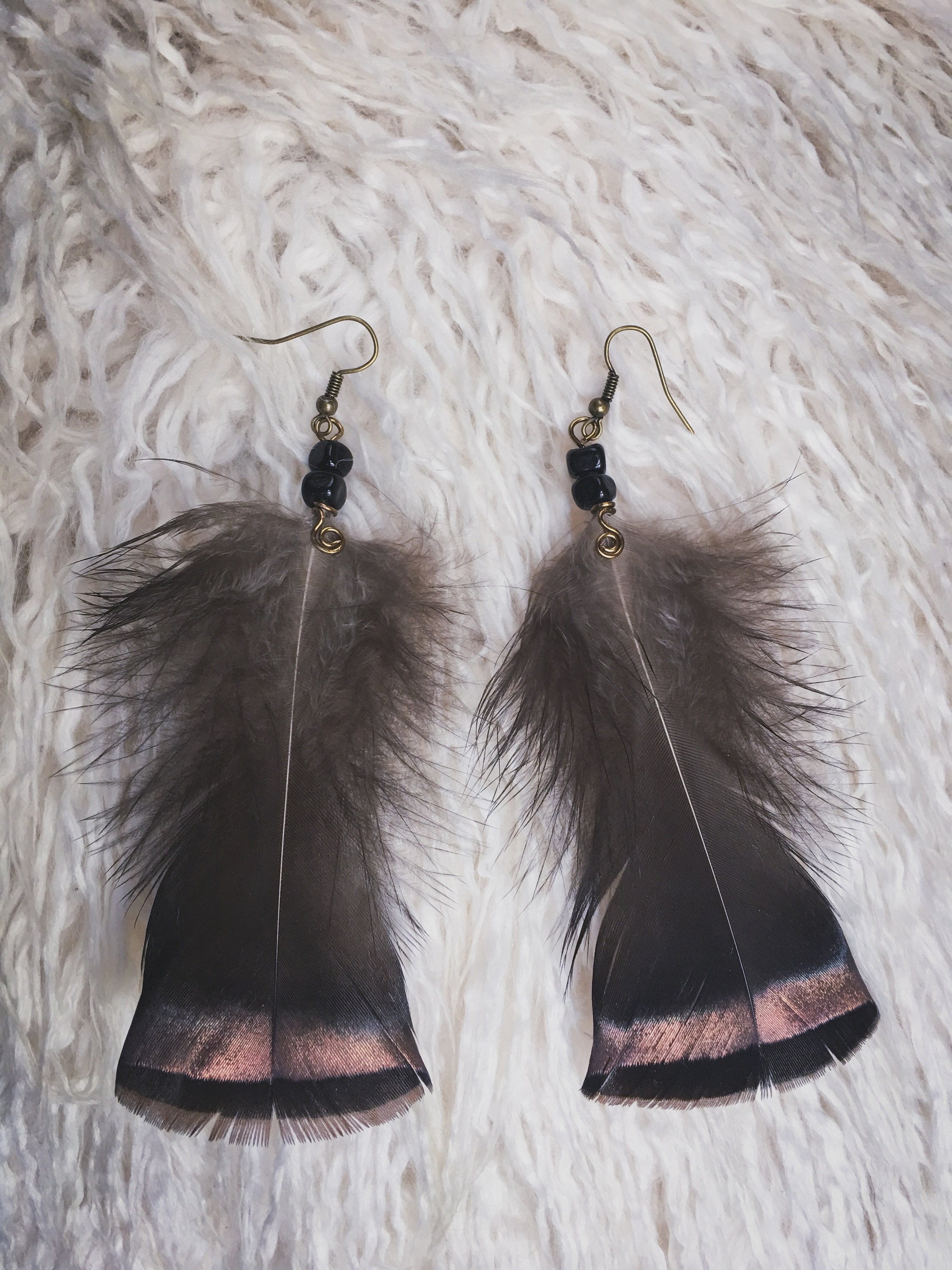 Buy Red Black Earrings With Ostrich Feathers, Long Tassel Ostrich, Bridal  Fluffy Earrings, Ostrich Feather Jewelry Burgundy Earrings Online in India  - Etsy