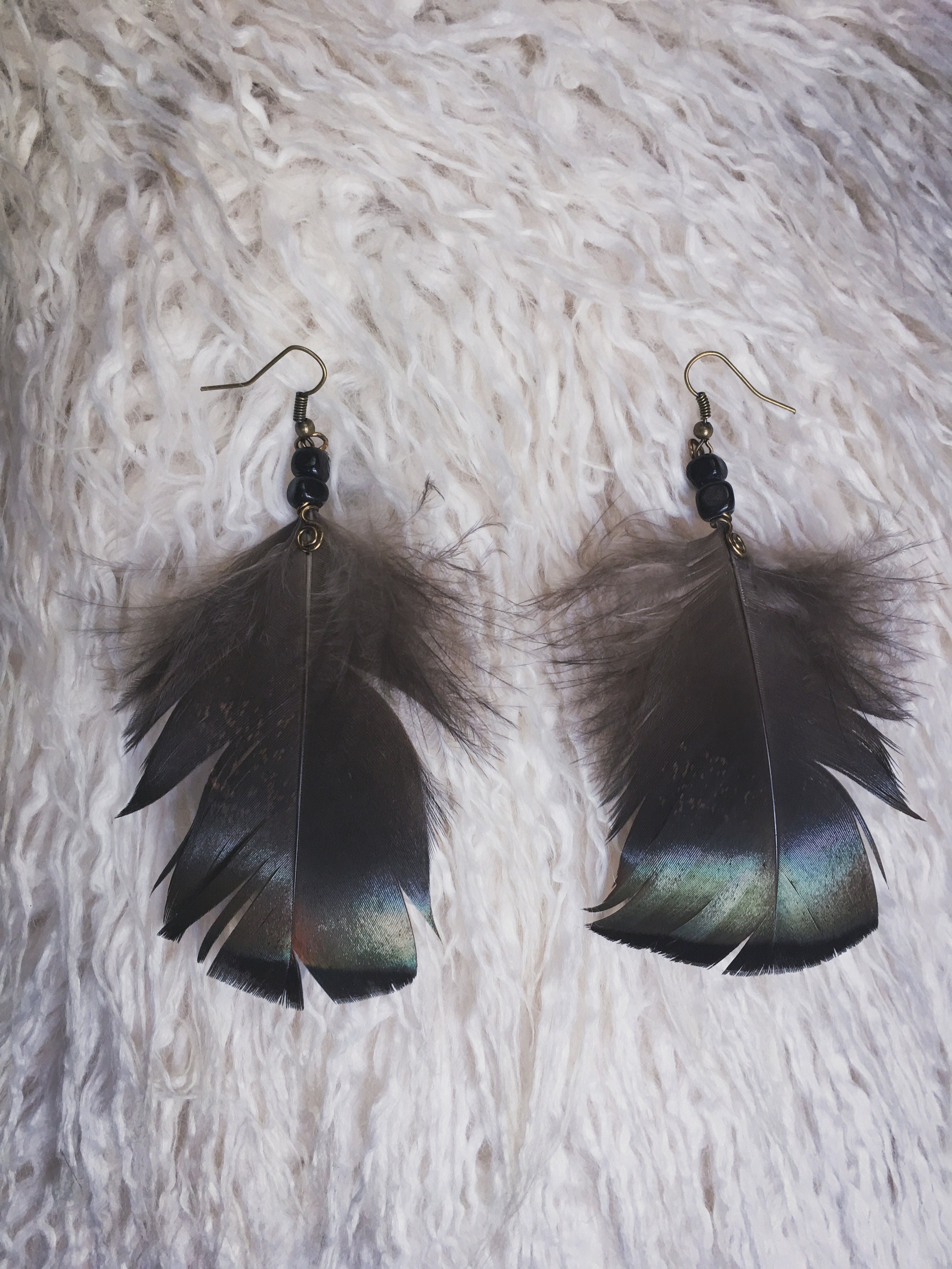 Festival White Feather Earrings ~FINAL SALE~ – Instyle Boutique