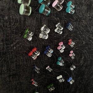 Glass Plugs/Gauges for Ears, Custom Made image 5