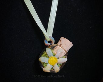 Flower Bottle Necklace