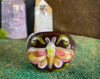 Rosy Maple Moth pipe