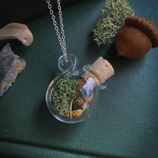 Mini Curio/spell Bottle Necklace