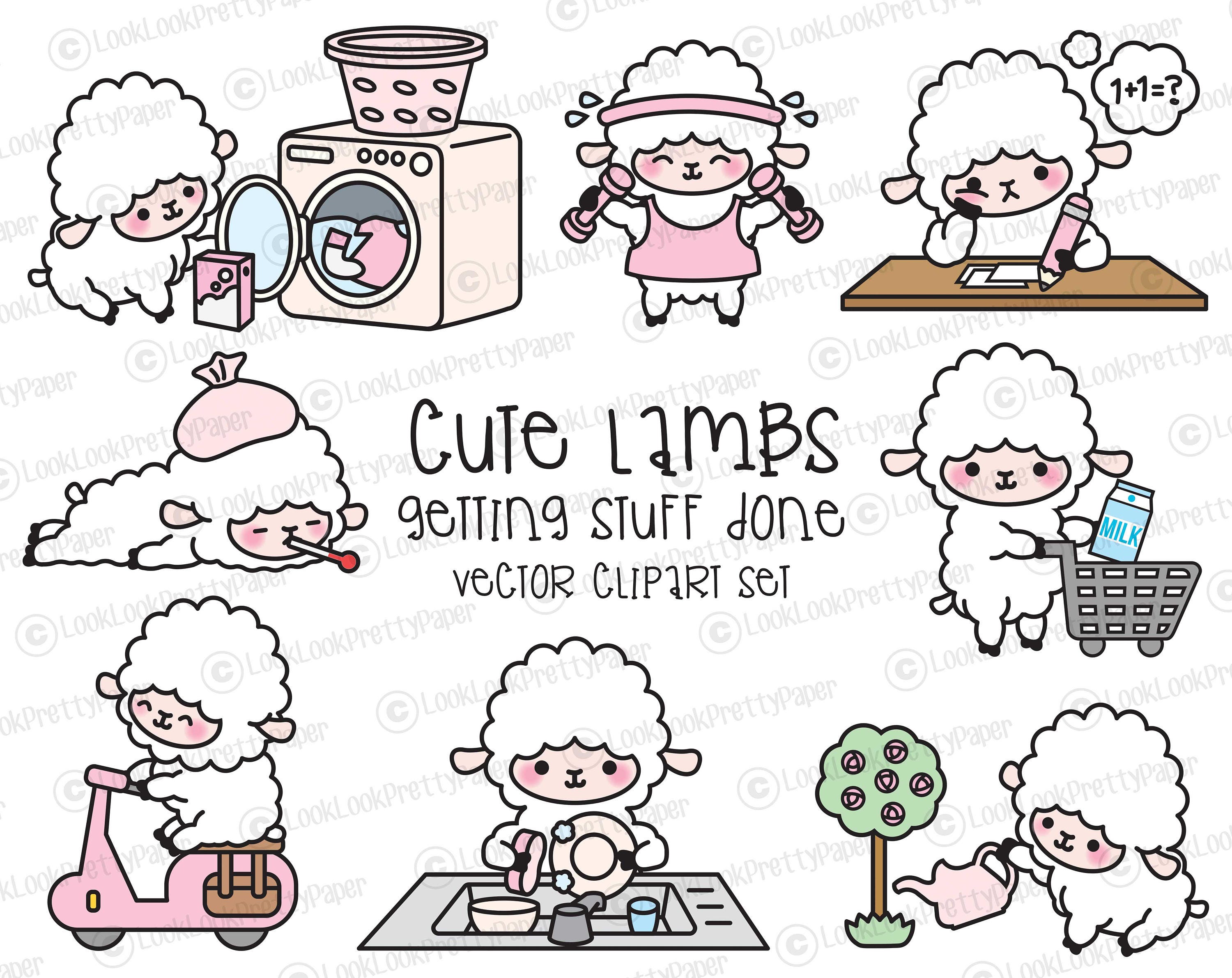 Premium Vector  Cute sheep character. prints on t-shirts