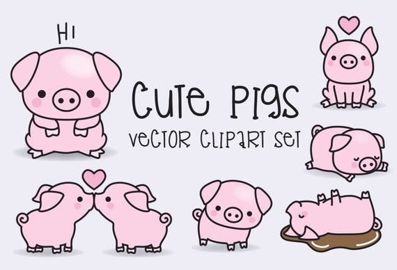Premium Vector  Cute piggy illustration.