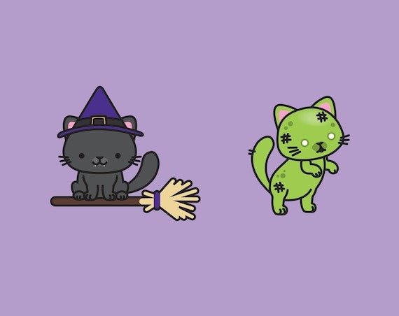 Premium Vector  Halloween illustration with a funny cat and pumpkin