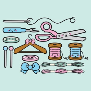 Colorful Sewing Kit By KAWAII COMPANY