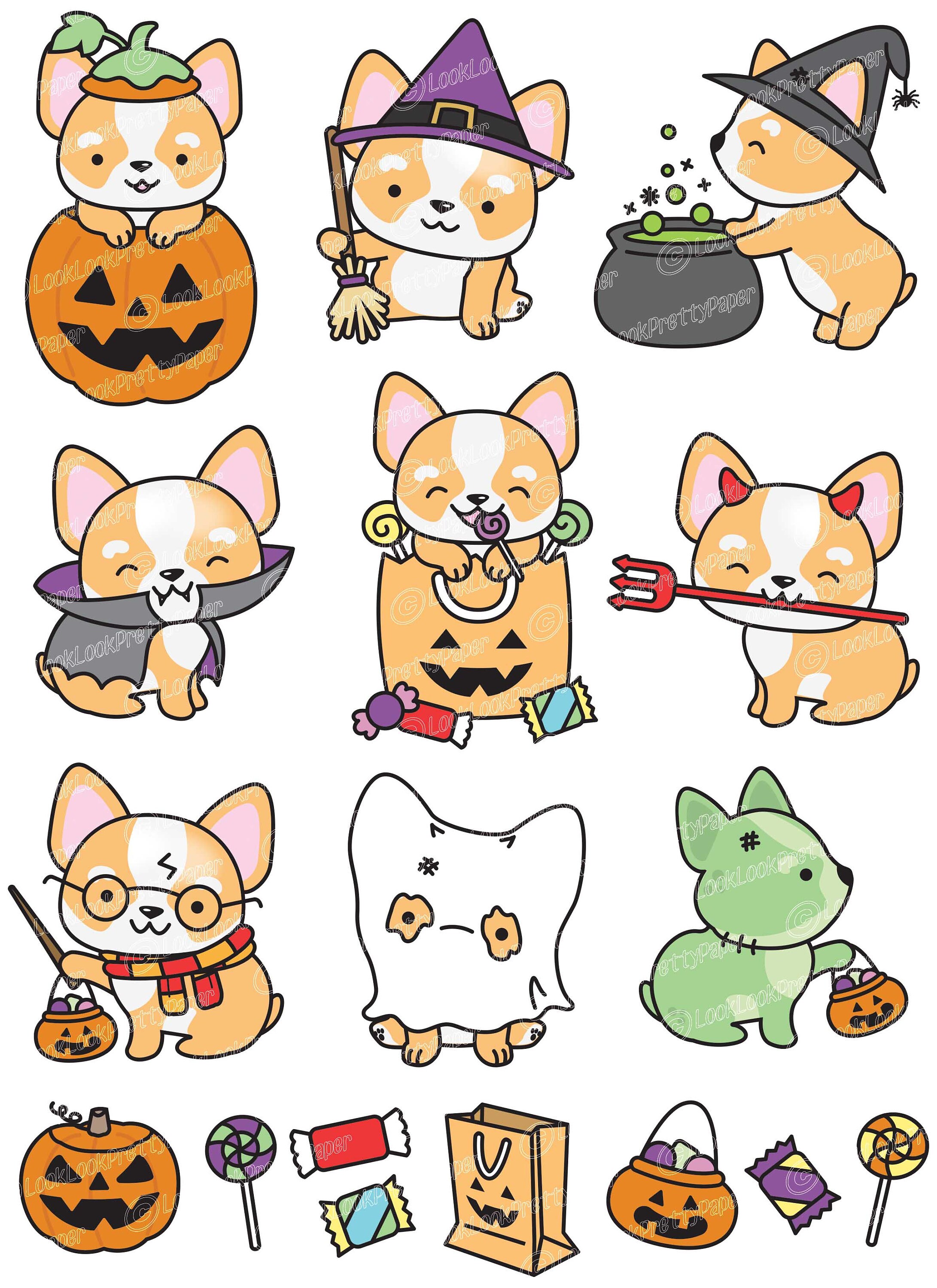 halloween corgi