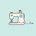 Premium Vector Clipart - Kawaii Sewing Clipart - Kawaii Sewing Clip Art ...