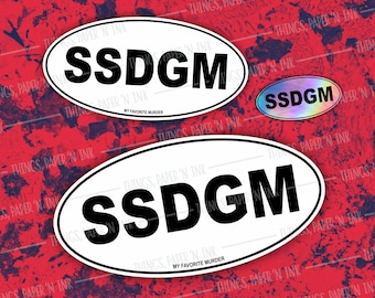 SSDGM Sticker or Magnet