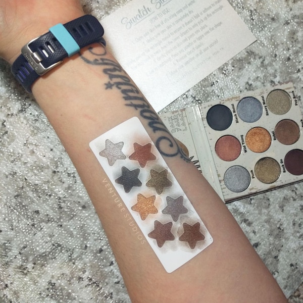 Makeup Swatch Stencil - Etsy