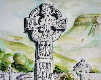 High Cross Sligo, Print Poster - Direct From The Artist