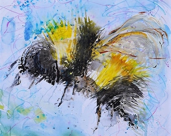 Bumble Bee, Print Poster - Direct From The Artist