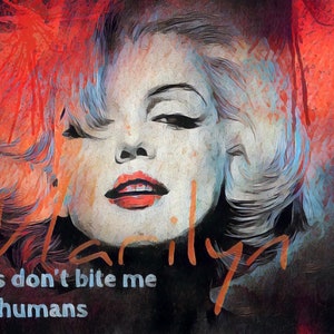 Marilyn Monroe, Print Poster - Direct From The Artist