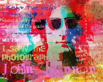 John Lennon Oh Boy Print Poster - Direct From The Artist