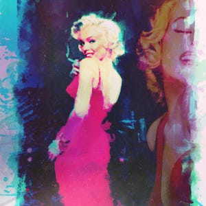 Marilyn Monroe aka Norma Jean - Direct From The Artist - Print Poster