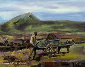 Croagh Patrick, Print Poster, Digital Art - Direct From The Artist