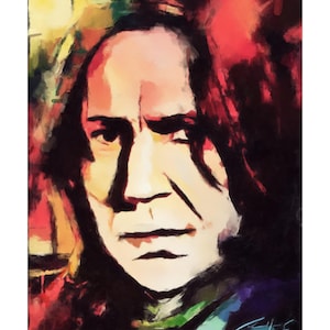 Severus Snape, Ilustração Digital - Direto do Artista (com borda branca)