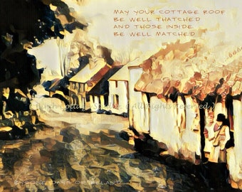 Irish Cottage, Print Post - Direct From The Artist