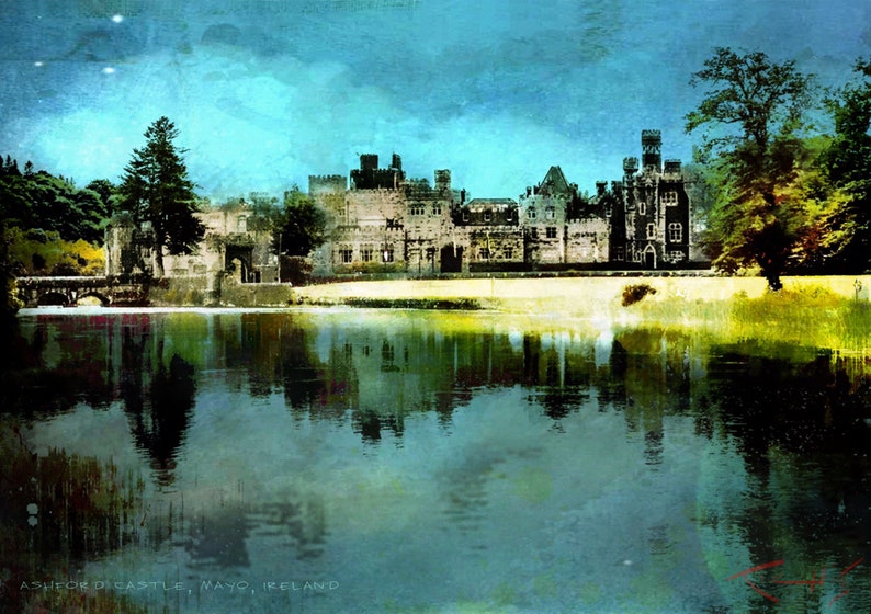 Ashford Castle, Mayo, Ireland, Print Poster Direct From The Artist image 1