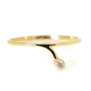 Fine bague diamant, bague fine, bagues diamant pour femme, alliance diamant, bague en or massif diamant 14 carats, alliance diamant, fiançailles
