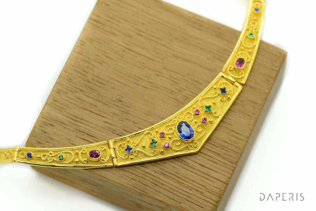 アクセサリーその他 Byzantine Collar Necklace KnBoB Byzantine Chain Necklace for Men Stainless Steel, Hip