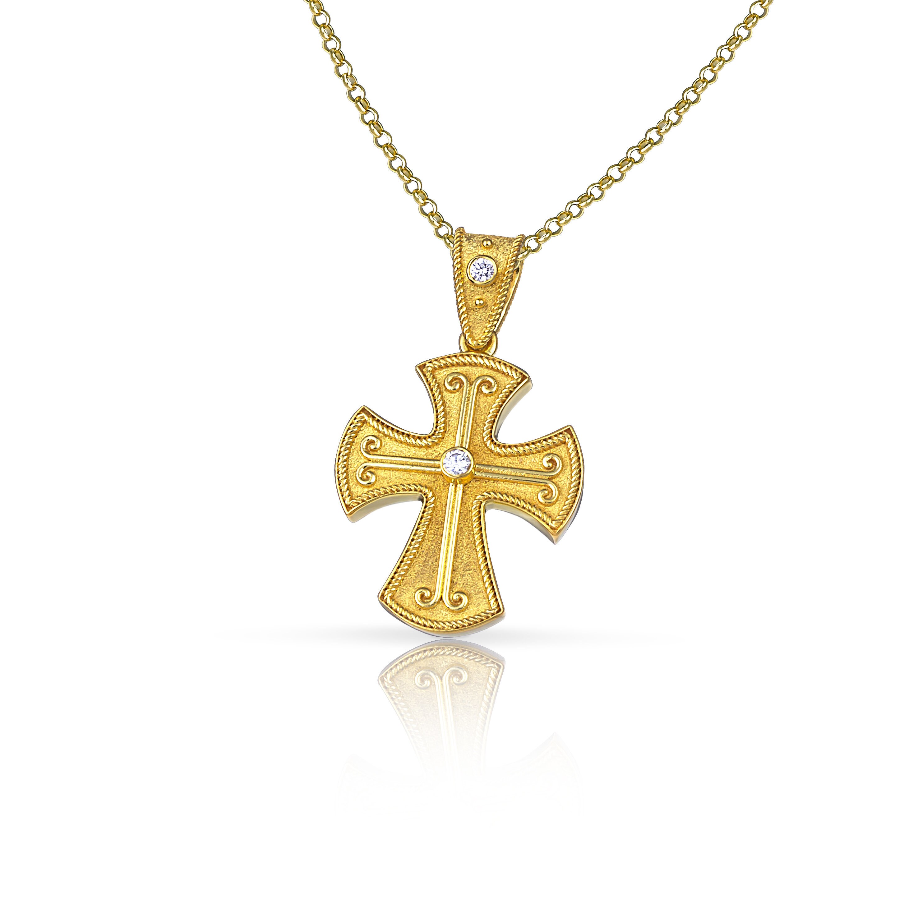 Diamond Cross Byzantine Cross Greek 