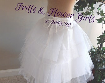crinoline slip for flower girl dress