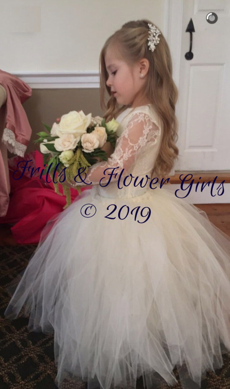 flower girl lace leotard