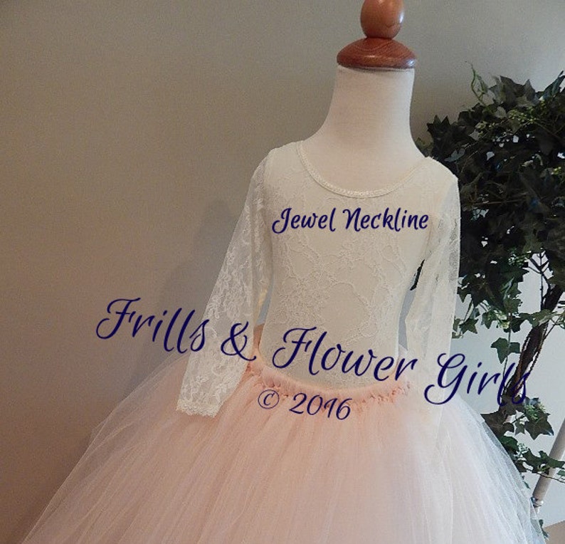 flower girl lace leotard