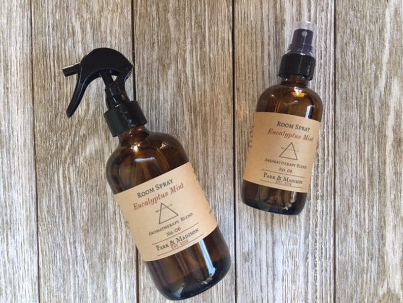Eucalyptus Mint Room Spray Air Freshener All Natural Etsy