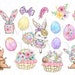 Easter Clipart 2021, 49 Images 300 Dpi, Easter Bunny Clipart, Easter ...