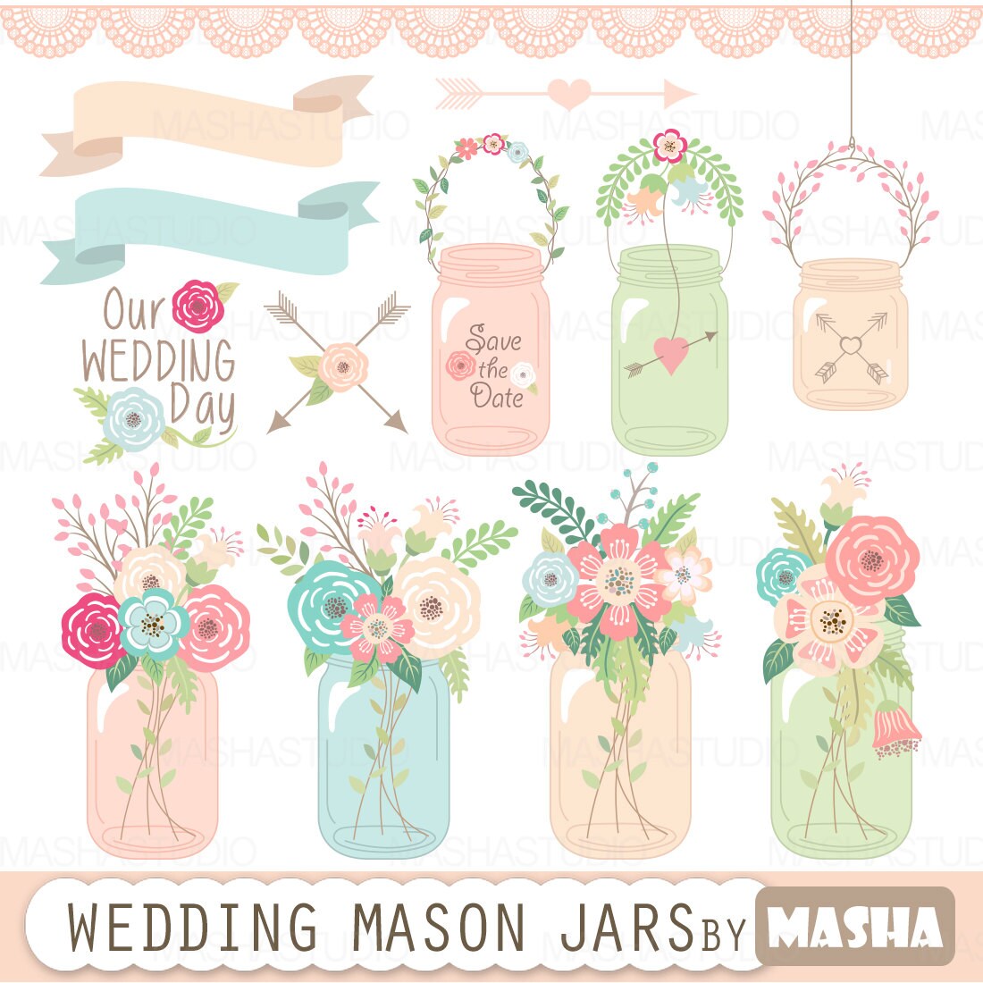 Free Free Wedding Mason Jar Svg 585 SVG PNG EPS DXF File