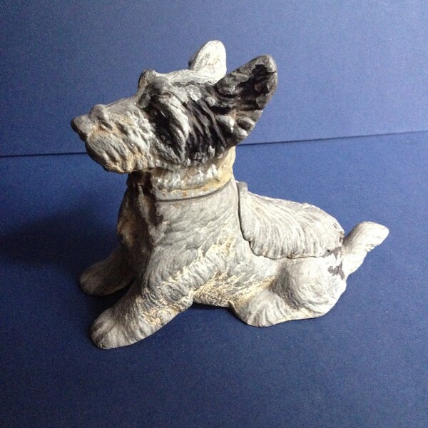 Early Scottie Dog Cigarette Lighter and Ashtray