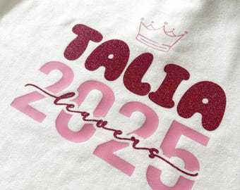 Personalised Leavers Polo or T-Shirt Girls Boys Class of 2026 School Year 6 Yr 11 Keepsake Leaving Gift Graduation Customised Name
