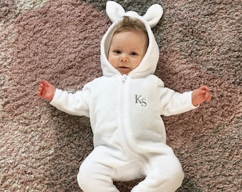 bunny onesie baby boy