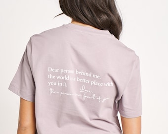 You are Enough Unisex T-Shirt. World is a Better Place with You Motivational Mental health