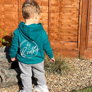 Zum Großen Bruder oder Schwester Hoodie befördert. 1-13Jahre Baby Kleinkind Schwangerschaft Ankündigung Fashion Humor Babywear Pullover Baby Reveal Shower