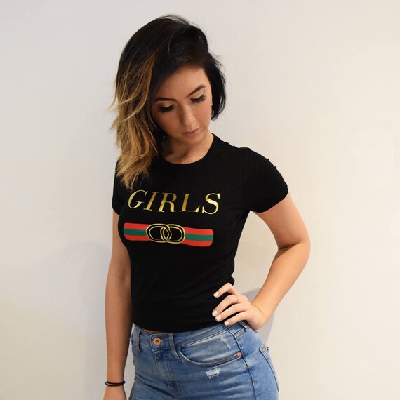 T Shirt Donna Ragazze Bianco O Nero Tumblr Moda Slogan Migliori Regali Casual Per Le Sue Ragazze Carine Gg Femminista Di Femminismo Responsabilizzare