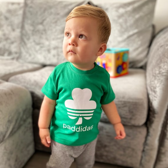 Paddidas Baby Kinder T Shirt Paddy Irisch Lustig Parodie Etsy