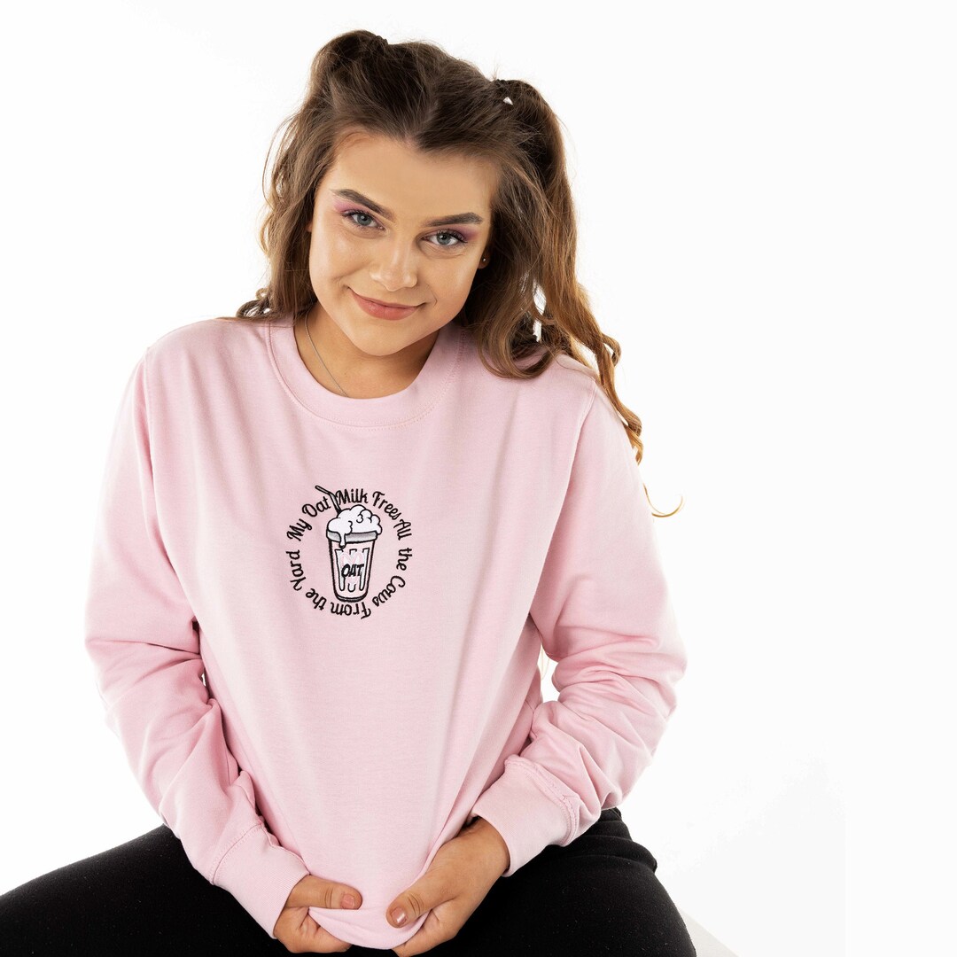 Vegano Unisex Ricamato Maglia. Felpa, Felpa Con Cappuccio - Foto 2