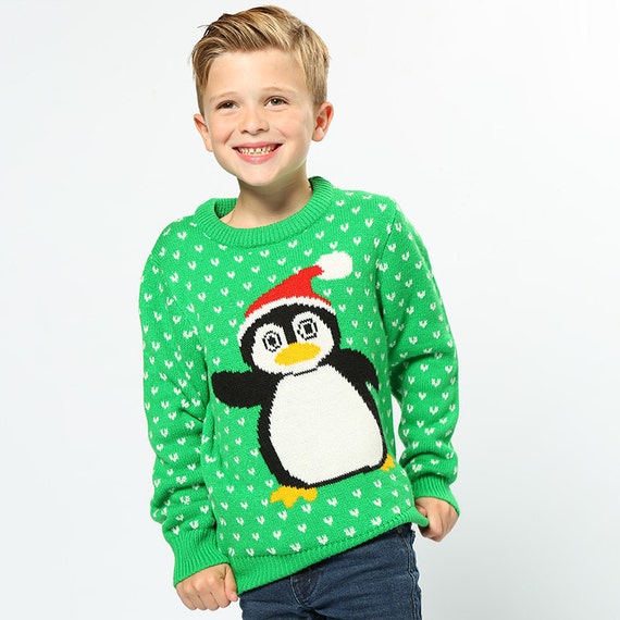 Kidz Childrens Christmas Novelty Jumper Sweatshirt