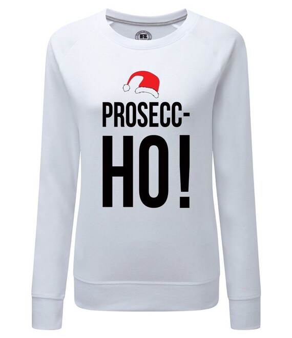 Donna Natale Novità Felpe Top Team Rudolph Prosecco Ho Ho Maglione