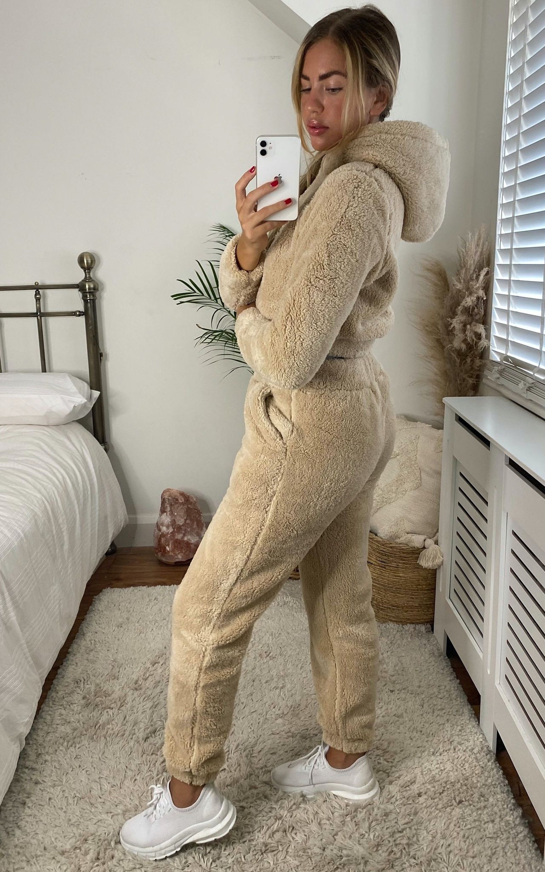 teddy fleece lounge pants