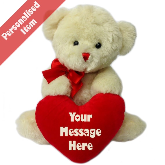 personalised valentines teddy bear