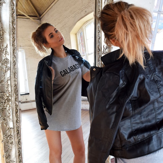 Signature Oversized T-Shirt Dress TWSTDST TUMBLR Fashion Slogan Casual Gifts