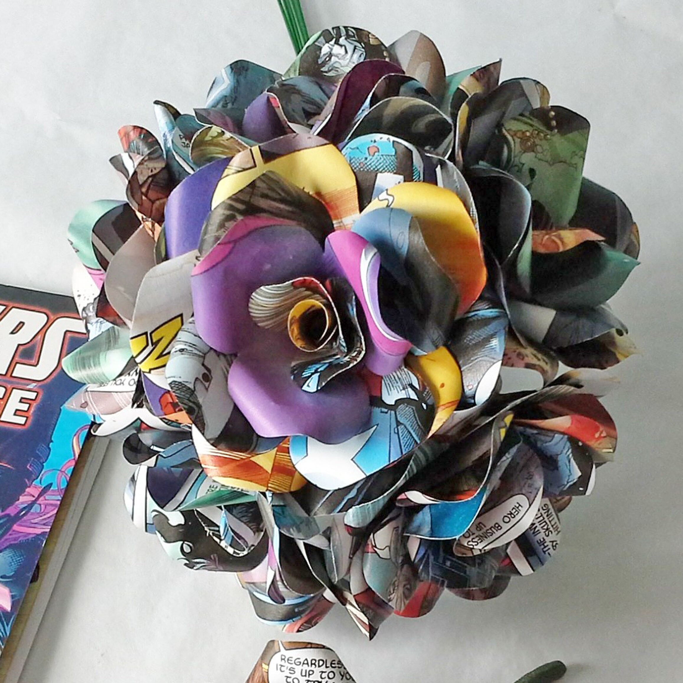 Paper Roses Cartoon Comic Book Paper Roses Paper Flowers Roses, Paper Flowers, Cosplay ...