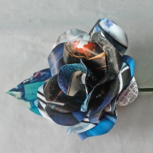 Comic Book Paper Flower Boutonniere: Themed Wedding Buttonhole image 2